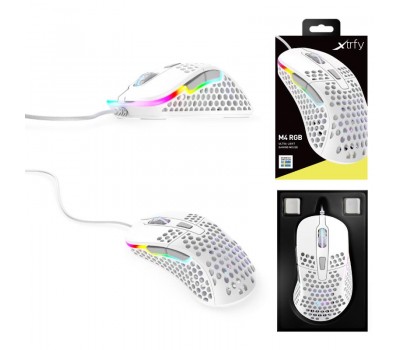 Мышь игровая Xtrfy M4 RGB, White