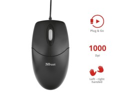 Мышь Trust BASI OPTICAL MOUSE BLACK