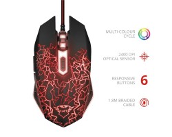 Мышь Trust GXT105 IZZA BLACK