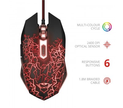 Мышь Trust GXT105 IZZA BLACK