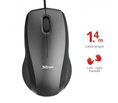 Мышь Trust CARVE OPTICAL MOUSE BLACK