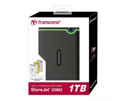 Жесткий диск Transcend StoreJet 2.5" USB 3.1 1TB StoreJet 25M3 Iron Gray