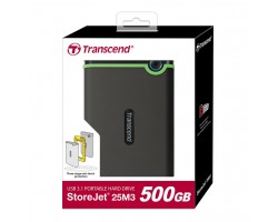 Жесткий диск Transcend StoreJet 2.5" USB 3.1 500GB StoreJet 25M3 Iron Gray