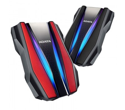 Жесткий диск ADATA 2.5" USB 3.2 1TB HD770G защита IP68 RGB Black/Red