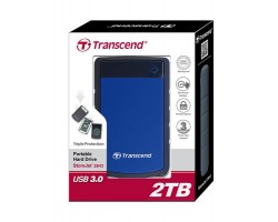Жесткий диск Transcend StoreJet 2.5" USB 3.1 2TB StoreJet 25H3 Blue