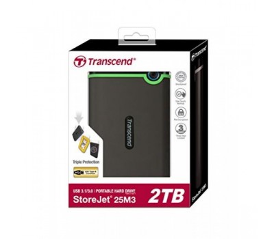 Жесткий диск Transcend StoreJet 2.5" USB 3.1 2TB StoreJet 25M3 Iron Gray