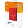 Жесткий диск WD 2.5" USB 3.2 Gen 1 2TB My Passport Red