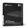 Привод Hitachi-LG BP55EB40 Blu-ray Writer USB2.0 EXT Ret Ultra Slim Black