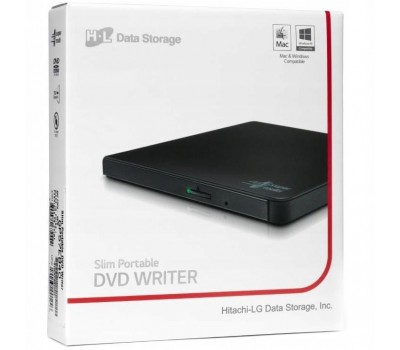 Привод Hitachi-LG GP57EB40 DVD+-R/RW USB2.0 EXT Ret Ultra Slim Black