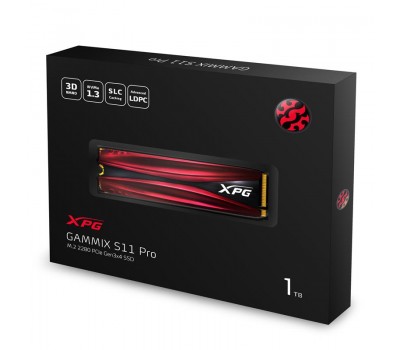 Твердотельный накопитель SSD ADATA M.2 NVMe PCIe 3.0 x4 1TB 2280 GAMMIXS11P
