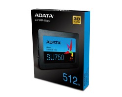 Твердотельный накопитель SSD ADATA SATA 2.5" 512GB SU750 3D TLC