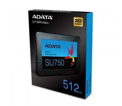 Твердотельный накопитель SSD ADATA SATA 2.5" 512GB SU750 3D TLC
