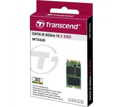 Твердотельный накопитель SSD M.2 Transcend MTS420 240GB 2242 SATA 3D TLC