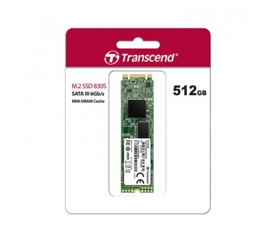 Твердотельный накопитель SSD M.2 Transcend MTS830S 512GB 2280 SATA 3D TLC