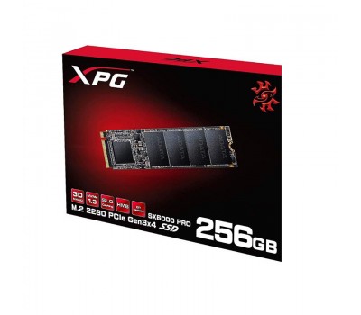Твердотельный накопитель SSD ADATA M.2 NVMe PCIe 3.0 x4 256GB 2280 SX6000P