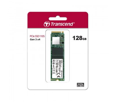 Твердотельный накопитель SSD M.2 Transcend 128GB MTE110 NVMe PCIe 3.0 4x 2280