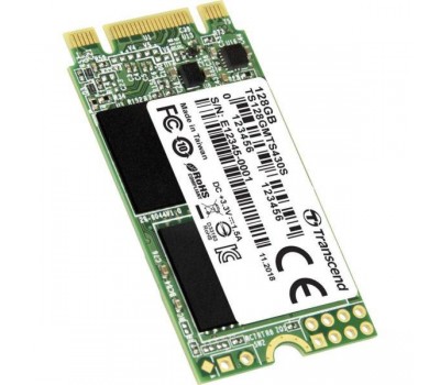 Твердотельный накопитель SSD M.2 Transcend MTS430S 128GB 2242 SATA 3D TLC