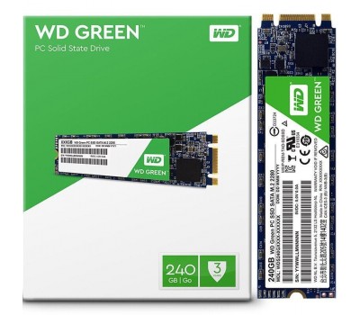 Твердотельный накопитель SSD M.2 WD Green 480GB 2280 SATA TLC