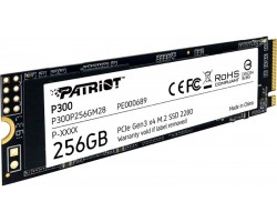Твердотельный накопитель SSD Patriot M.2 NVMe PCIe 3.0 x4 256GB 2280 P300