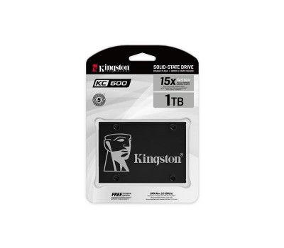 Твердотельный накопитель SSD 2.5" Kingston KC600 1TB SATA 3D TLC