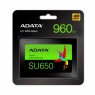 Твердотельный накопитель SSD ADATA SATA 2.5" 960GB SU650 3D TLC
