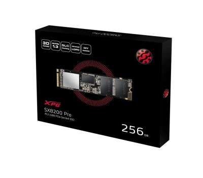 Твердотельный накопитель SSD ADATA M.2 NVMe PCIe 3.0 x4 256GB 2280 SX8200P