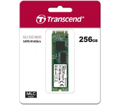 Твердотельный накопитель SSD M.2 Transcend MTS800S 256GB 2280 SATA MLC