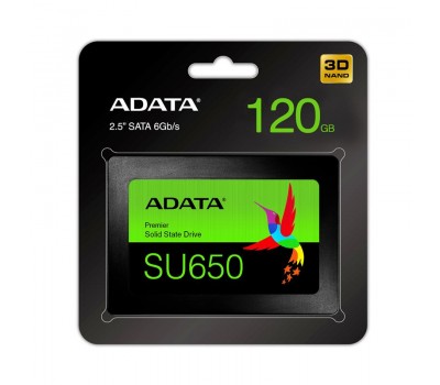 Твердотельный накопитель SSD ADATA SATA 2.5" 120GB SU650 3D TLC