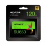 Твердотельный накопитель SSD ADATA SATA 2.5" 120GB SU650 3D TLC