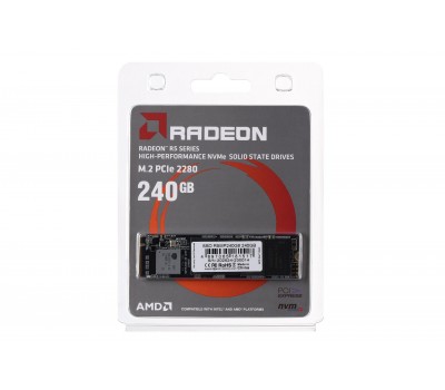 Твердотельный накопитель SSD M.2 AMD Radeon R5 240GB NVMe PCIe 3.0 x4 2280 3D TLC