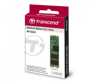 Твердотельный накопитель SSD M.2 Transcend MTS820S 120GB 2280 SATA 3D TLC