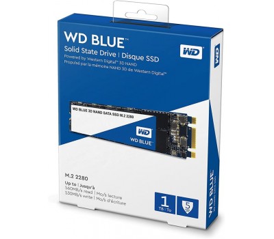 Твердотельный накопитель SSD M.2 WD Blue 1TB 2280 SATA TLC<br />