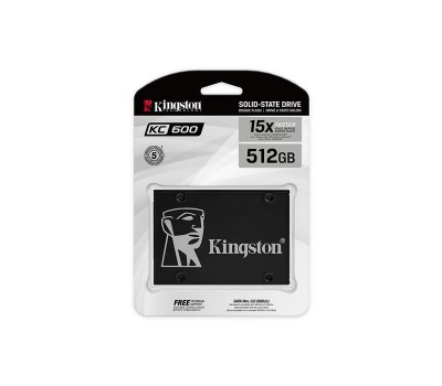 Твердотельный накопитель SSD 2.5" Kingston KC600 512GB SATA 3D TLC