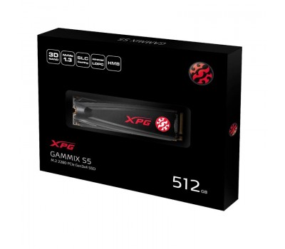 Твердотельный накопитель SSD ADATA M.2 NVMe PCIe 3.0 x4 512GB 2280 GAMMIXS5