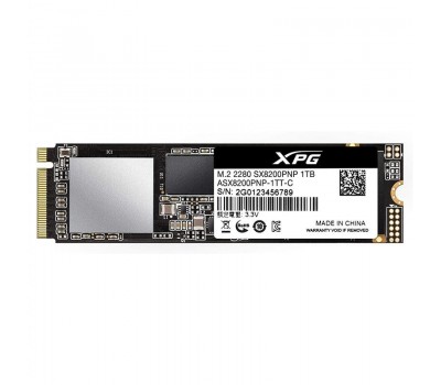Твердотельный накопитель SSD ADATA M.2 NVMe PCIe 3.0 x4 1TB 2280 SX8200P