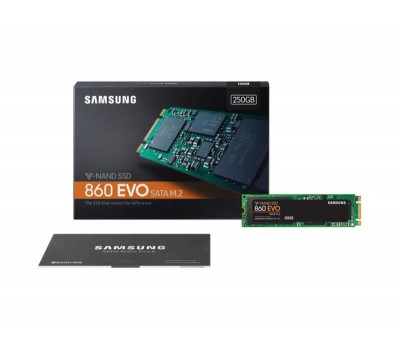 Твердотельный накопитель SSD M.2 Samsung 860 EVO 250GB SATA V-NAND 3bit MLC