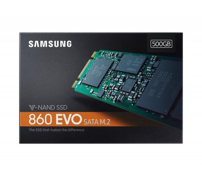 Твердотельный накопитель SSD M.2 Samsung 860 EVO 500GB SATA V-NAND 3bit MLC