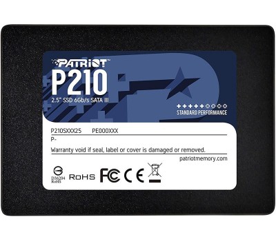 Твердотельный накопитель SSD 2.5" Patriot 512GB SATA TLC P210