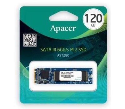 Твердотельный накопитель SSD Apacer SATA M.2 120GB AST280 2280 TLC