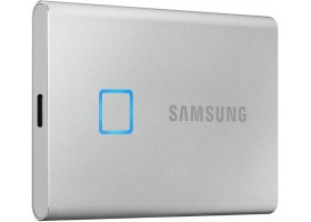 Портативный SSD 500GB USB 3.1 Gen 2 Samsung T7 Touch Silver