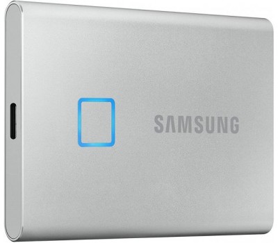 Портативный SSD 500GB USB 3.1 Gen 2 Samsung T7 Touch Silver