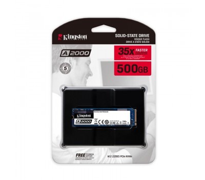 Твердотельный накопитель SSD M.2 Kingston A2000 500GB NVMe PCIe 3.0 4x 2280