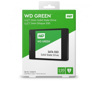 Твердотельный накопитель SSD 2.5" WD Green 120GB SATA TLC