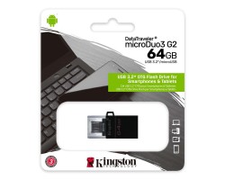 Накопитель Kingston 64GB USB 3.2 G2 microUSB DT microDuo OTG
