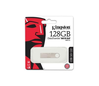 Накопитель Kingston 128GB USB 3.0 DTSE9 G2 Metal Silver