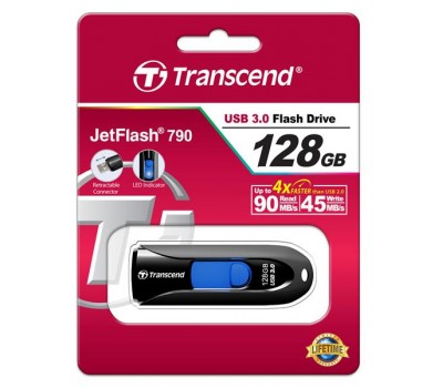 Накопитель Transcend 128GB USB 3.1 JetFlash 790 Black