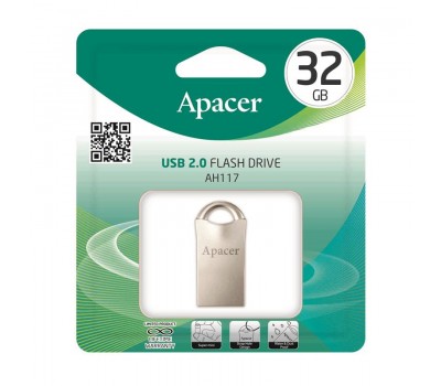 Накопитель Apacer 32GB USB 2.0 AH117 Silver