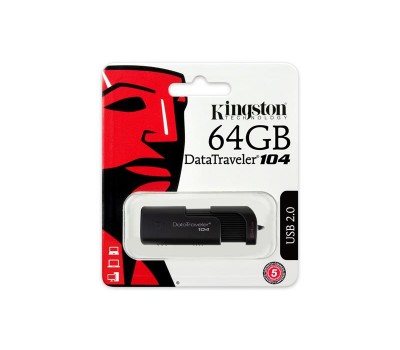 Накопитель Kingston 64GB USB DT104 Black