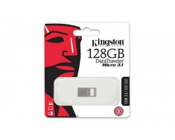 Накопитель Kingston 128GB USB 3.1 DT Micro Metal