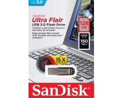 Накопитель SanDisk 128GB USB 3.0 Flair R150MB/s